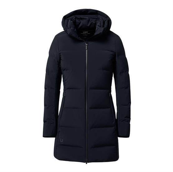 UBR Womens Enigma Down Parka, Black