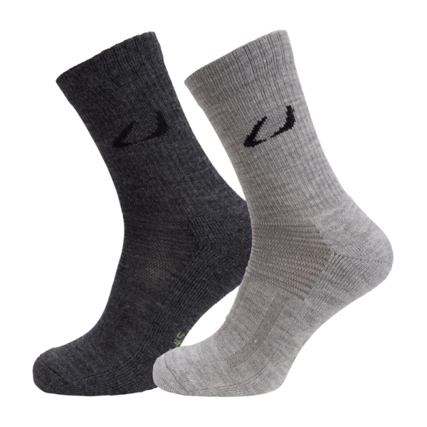 Uldsokker - Allround 3pk - Ulvang - 35-39 - Charcoal melange/Grey melange