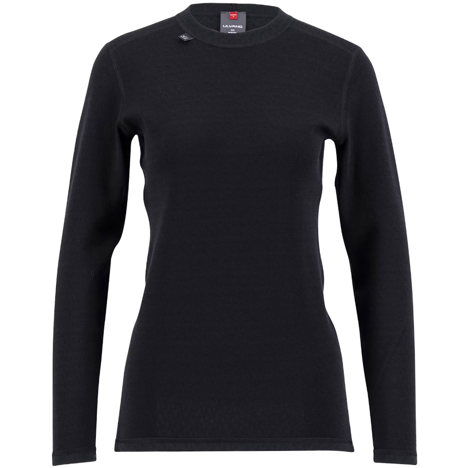 Ulvang Comfort 200 Round Neck Dame XS Sort Undertrøjer