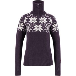 Ulvang Rav Kiby Kvinder / Damer 100% uld, plum-XL - Trøjer