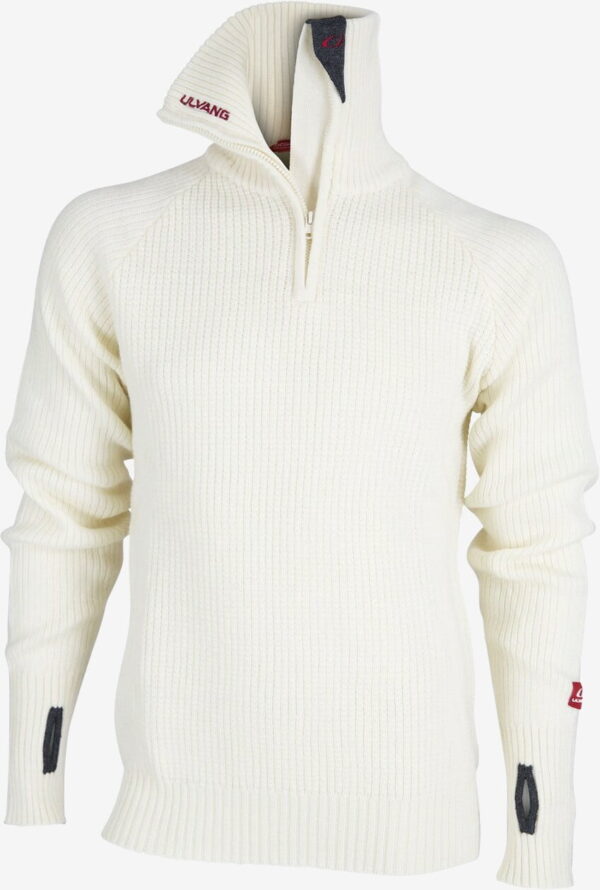 Ulvang - Rav sweater med lynlås (Hvid) - XS