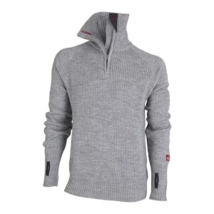 Ulvang Rav sweater w/zip uldtrøje-grey melange-S - Trøjer