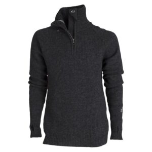 Ulvang Vegard Half-Zip Herre / Mænd 100% norsk uld, Sort mel.-2XL - Trøjer