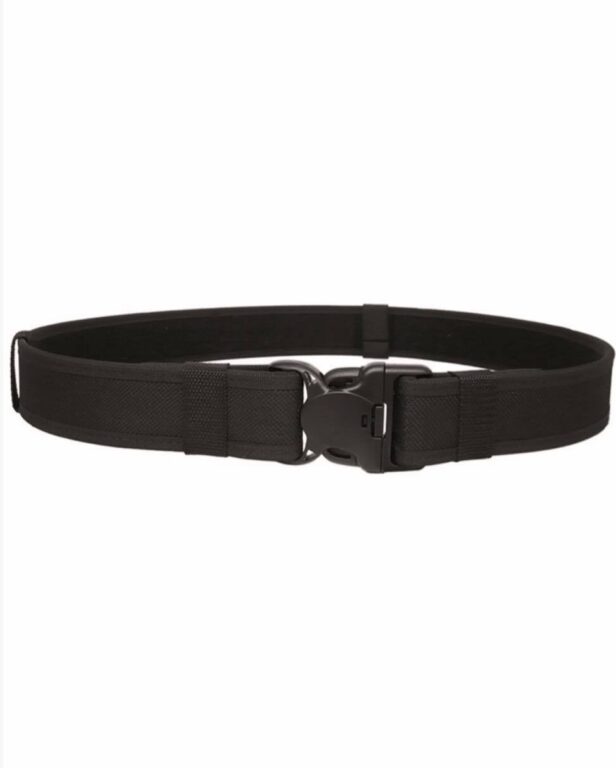 Vagt bælte | BLACK 50MM SECURITY QUICK RELEASE BELT - MIL-TEC - 100 CM