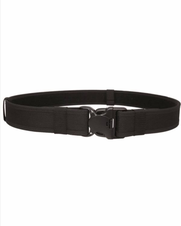 Vagt bælte | BLACK 50MM SECURITY QUICK RELEASE BELT - MIL-TEC - 100cm