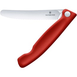 Victorinox Swiss Classic Picnic Knife, Wavy Rød Foldeknive