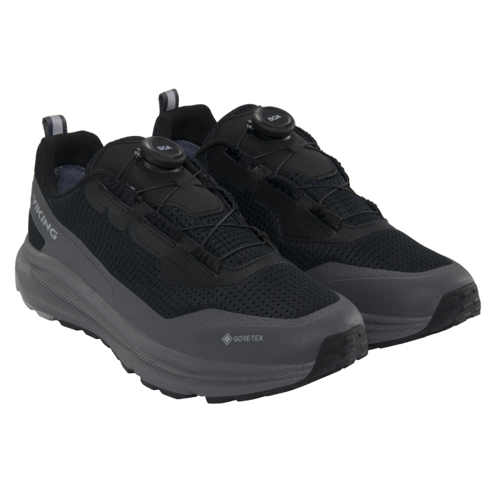 Viking Motion Low GTX BOA Herre / Mænd, black/charcoal-44 - Vandresko