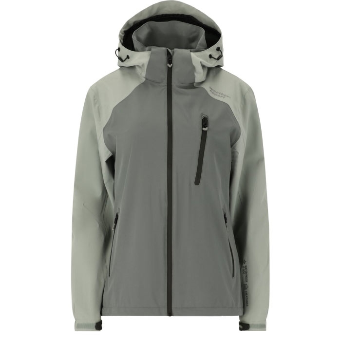 Weather Report Camelia W AWG regnjakke Dame 15.000mm-balsam green-38 - Regntøj, poncho