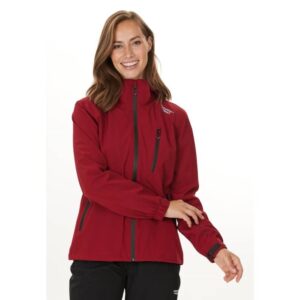 Weather Report Camelia W AWG regnjakke Dame 15.000mm-biking red-46 - Regntøj, poncho