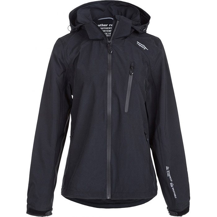 Weather Report Camelia W AWG regnjakke Dame 15.000mm-black-42 - Regntøj, poncho