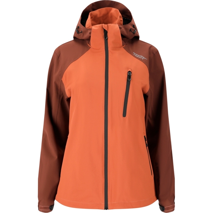 Weather Report Camelia W AWG regnjakke Dame 15.000mm-mocha bisque-50 - Regntøj, poncho