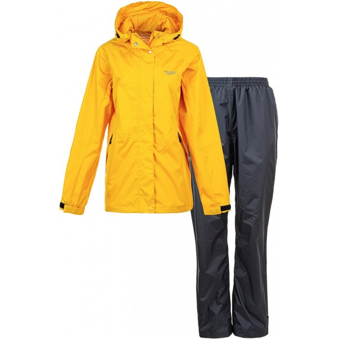 Weather Report Carlene regnsæt dame 10.000mm-golden rod (gul)-36 - Regntøj, poncho