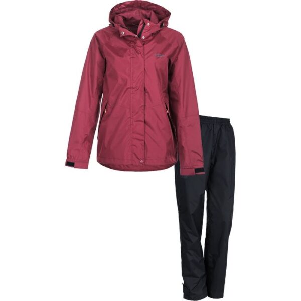 Weather Report Carlene regnsæt dame 10.000mm-tibeOrange Rød-42 - Regntøj, poncho