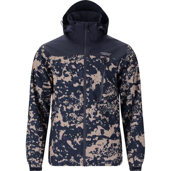 Weather Report Delton M AOP AWG Jacket Herre / Mænd 15000mm, salute-2XL - Regntøj, poncho
