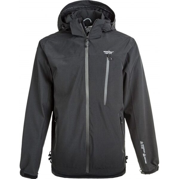 Weather Report Delton M AWG Jacket Herre / Mænd 15000mm-Sort-2XL - Regntøj, poncho