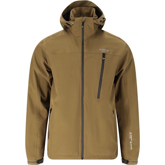 Weather Report Delton M AWG Jacket Herre / Mænd 15000mm-military olive-2XL - Regntøj, poncho