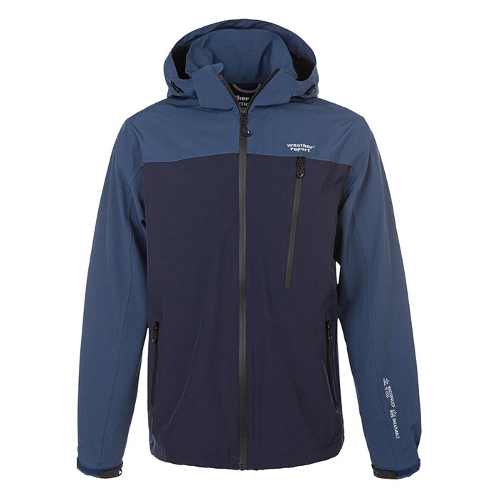 Weather Report Delton M AWG Jacket Herre / Mænd 15000mm-navy-M - Regntøj, poncho