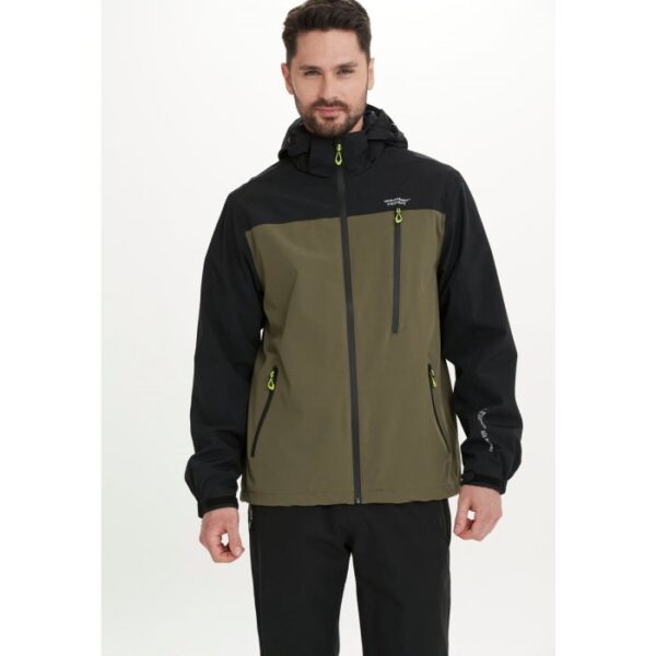 Weather Report Delton M AWG Jacket Herre / Mænd 15000mm-tarmac/Sort-M - Regntøj, poncho
