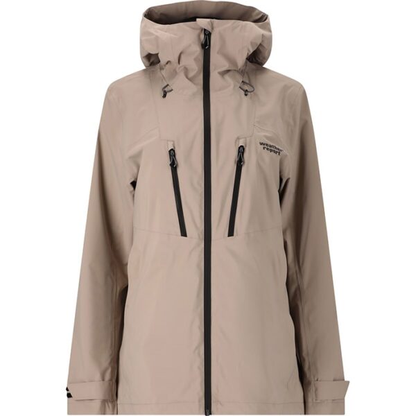 Weather Report Harbor Rain-Tech Jacket Kvinder / Damer 20.000mm-moon rock-36 - Regntøj, poncho