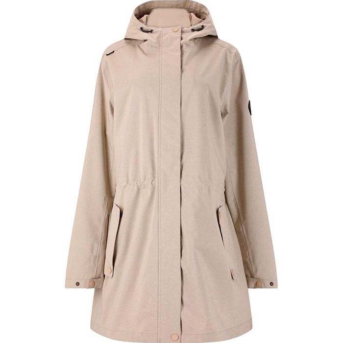 Whistler Aleia V2 W Parka+ 10.000mm-simply taupe-44 - Regntøj, poncho