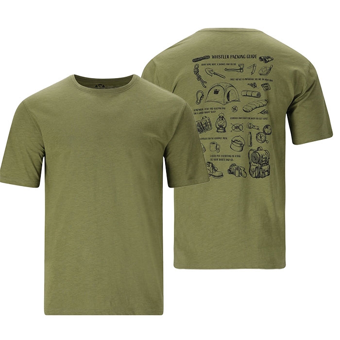 Whistler Caloot Herre / Mænd T-Shirt-loden green-2XL - T-Shirt, Polo-shirt