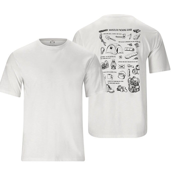 Whistler Caloot Herre / Mænd T-Shirt-white-3XL - T-Shirt, Polo-shirt