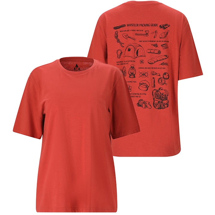 Whistler Caloot Kvinder / Damer T-Shirt-cinnabar-42 - T-Shirts