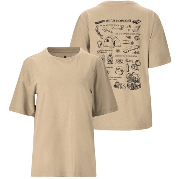 Whistler Caloot Kvinder / Damer T-Shirt-island fossil-36 - T-Shirts