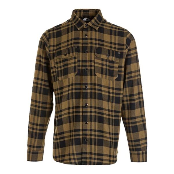 Whistler Grå Checked skjorte, Grøn-XL - Skjorter