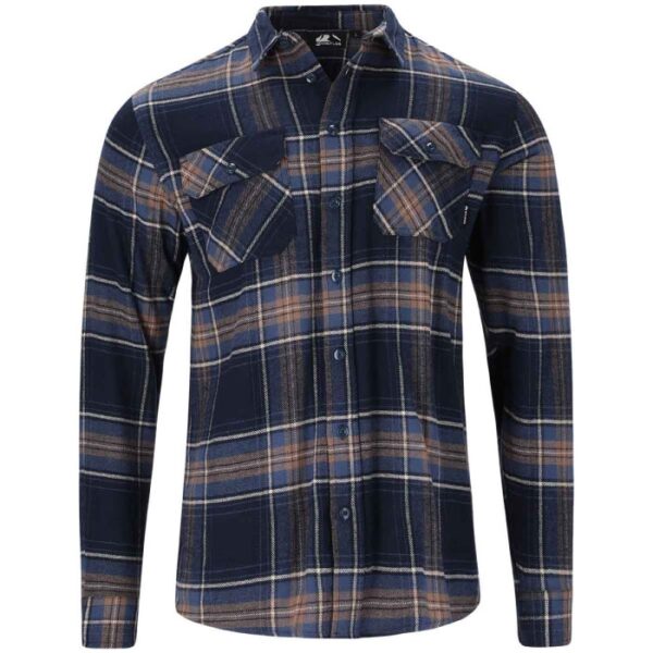 Whistler Jamba flannel skjorte, dark denim-3XL - Skjorter