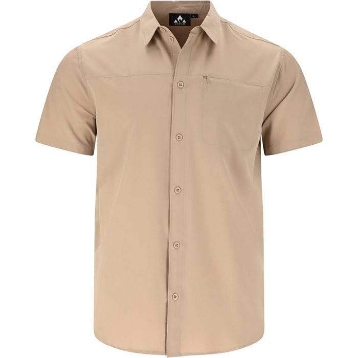 Whistler Jeromy Functional Shirt Herre / Mænd-weatherred teak-2XL - Skjorter