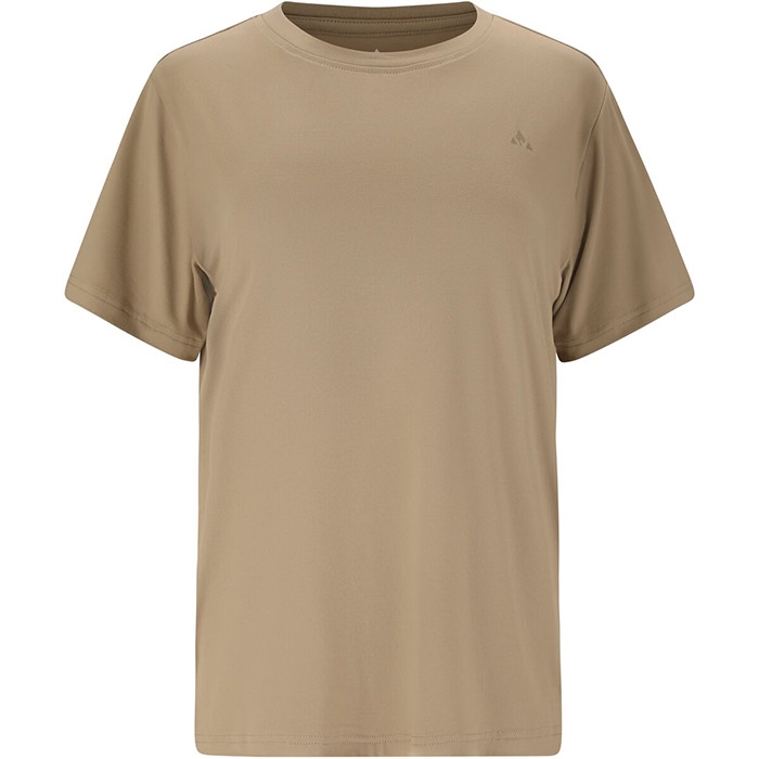 Whistler Tuloni S/S T-shirt Kvinder / Damer-weatherred teak-36 - T-Shirts