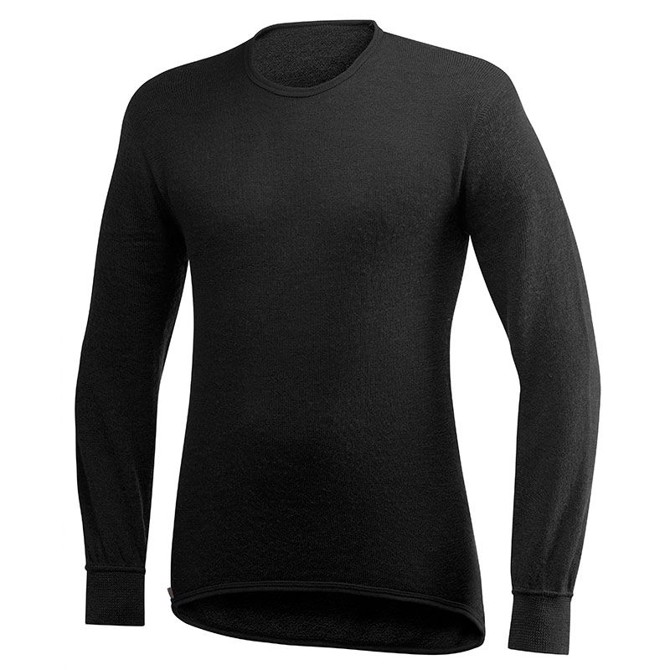 Woolpower Crewneck 200, sort-3XL