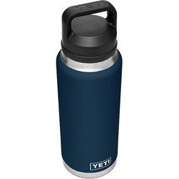 Yeti Rambler 1 ltr Bottle with Chug Cap, Termo Drikkeflaske Blå Drikkeflasker