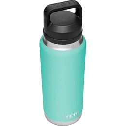Yeti Rambler 1 ltr Bottle with Chug Cap, Termo Drikkeflaske Blå Drikkeflasker