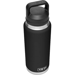 Yeti Rambler 1 ltr Bottle with Chug Cap, Termo Drikkeflaske Sort Drikkeflasker