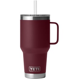 Yeti Rambler Termo Drikkedunk med Sugerør, 1 ltr Rød Drikkeflasker
