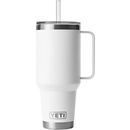 Yeti Rambler Termo Drikkedunk med Sugerør, 1.2 ltr Hvid Drikkeflasker