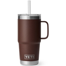 Yeti Rambler Termo Drikkedunk med Sugerør, 739 ml Brun Drikkeflasker