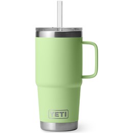 Yeti Rambler Termo Drikkedunk med Sugerør, 739 ml Grøn/Gul Drikkeflasker