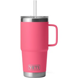Yeti Rambler Termo Drikkedunk med Sugerør, 739 ml Pink Drikkeflasker